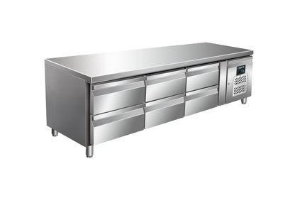 Saro UGN 3160 TN undercounter fridge, stainless steel