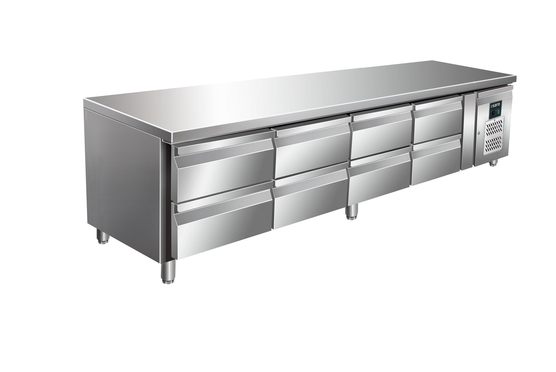 Saro UGN 4180 TN undercounter fridge, stainless steel