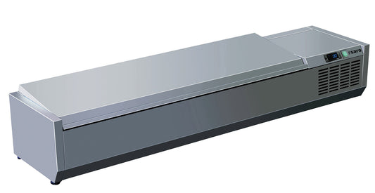 Saro VRX 1400 S/S table top display, stainless steel