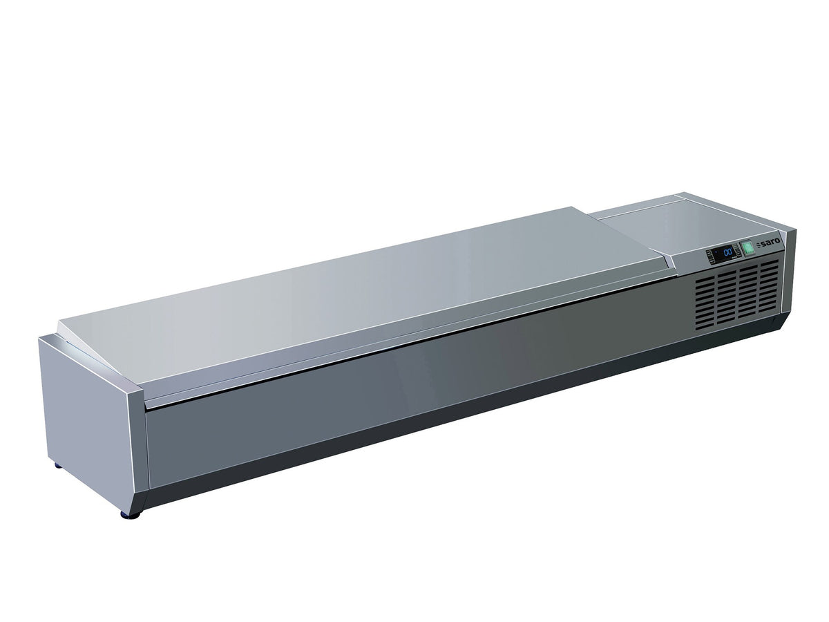 Saro VRX 1800 S/S table top display, stainless steel
