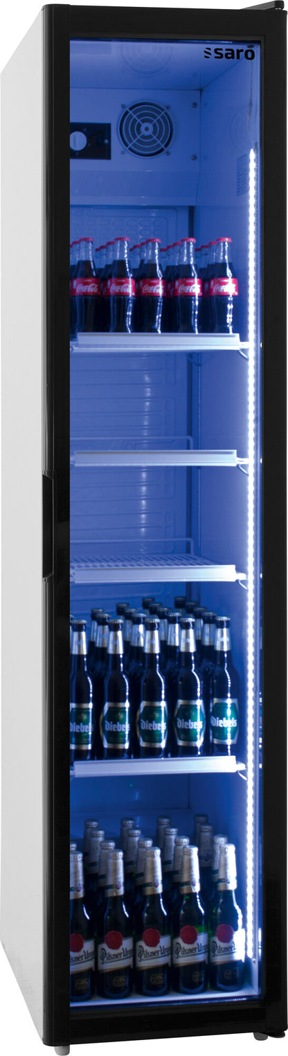 Saro SK 301 refrigerator, white, glass door