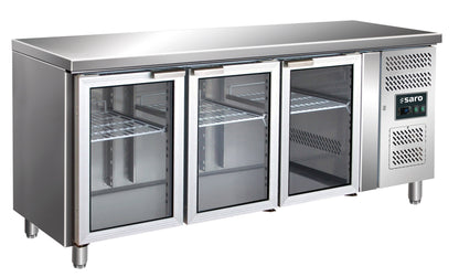 Saro GN 3100 TNG ventilated cooling table, glass doors