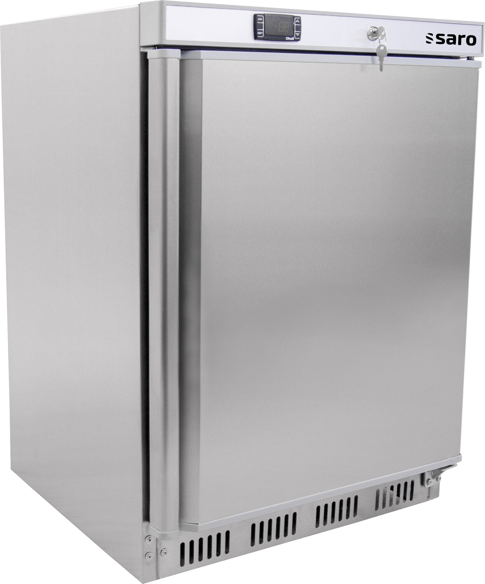 Saro HT 200 S/S upright freezer, stainless steel