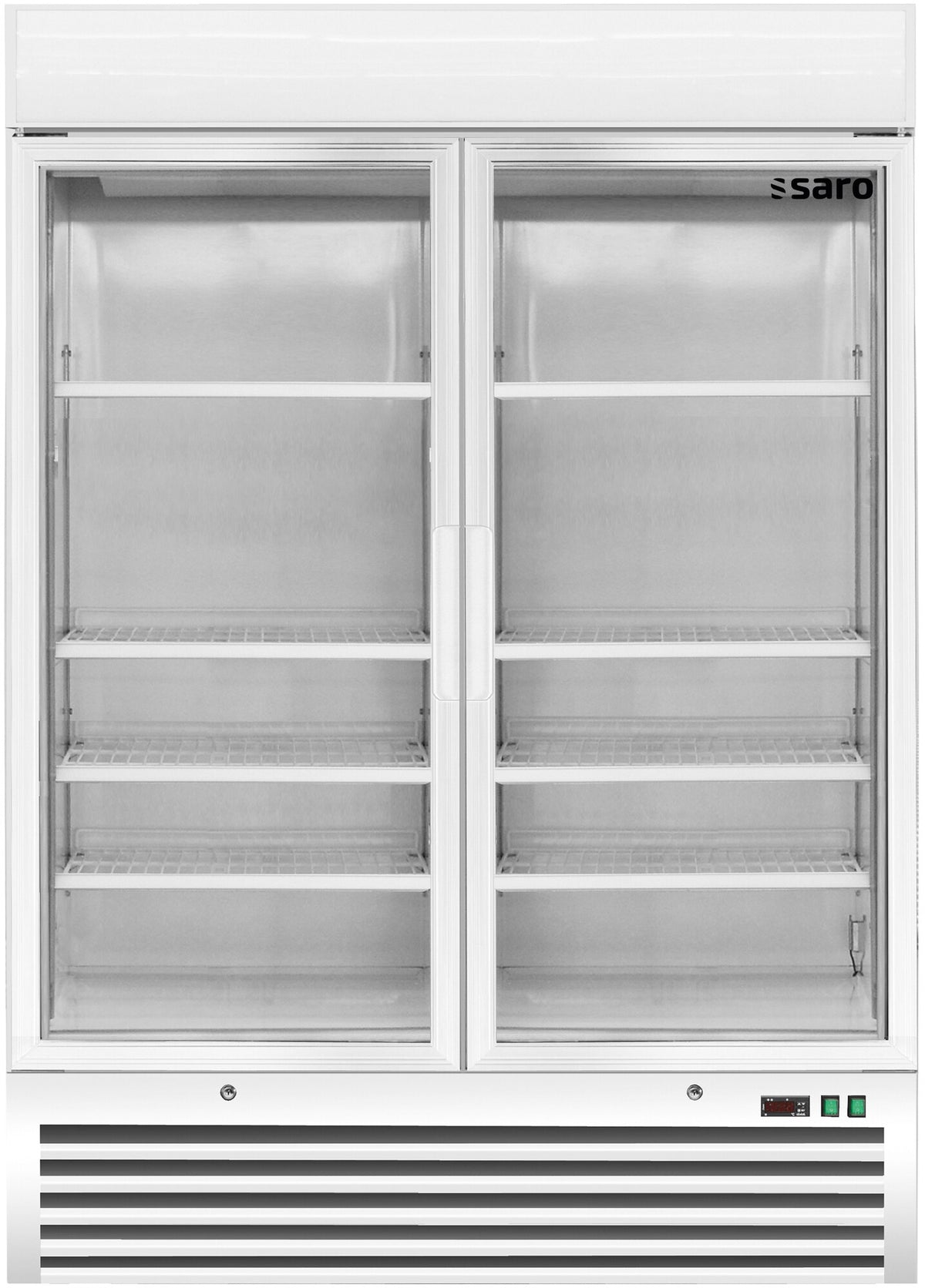 Saro D 920 freezer, white with 2 glass doors