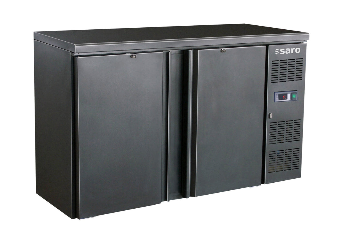 Saro BC 2100 bar cooler, black, 2 doors