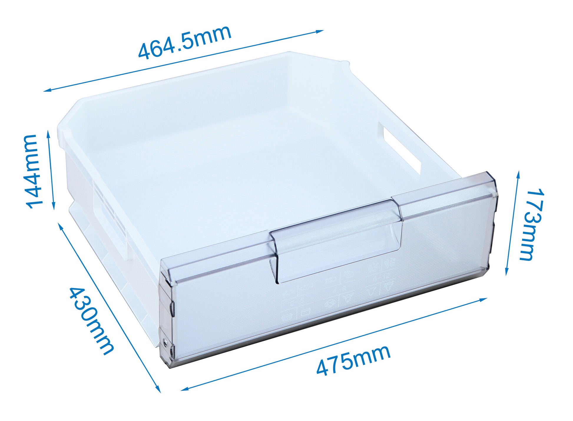 Saro bottom drawer for HT 200 and HT 400, white