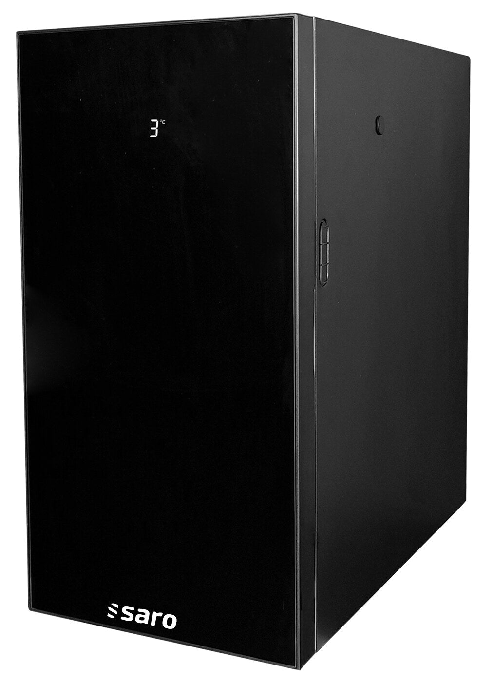Saro KEA milk cooler, black with touchscreen door