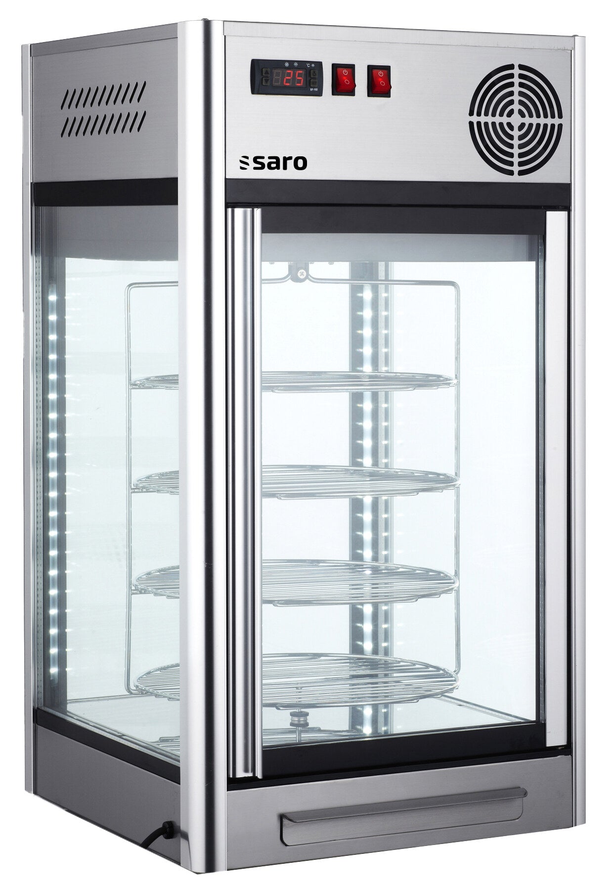 Saro ISABELL cake display cabinet, stainless steel