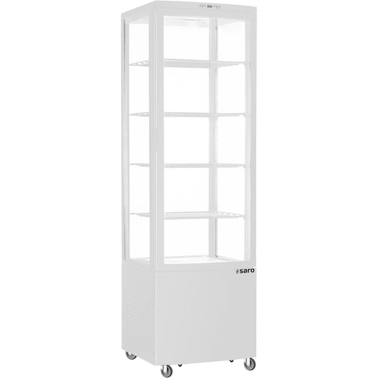 Saro SVEN White refrigerated showcase, white housing