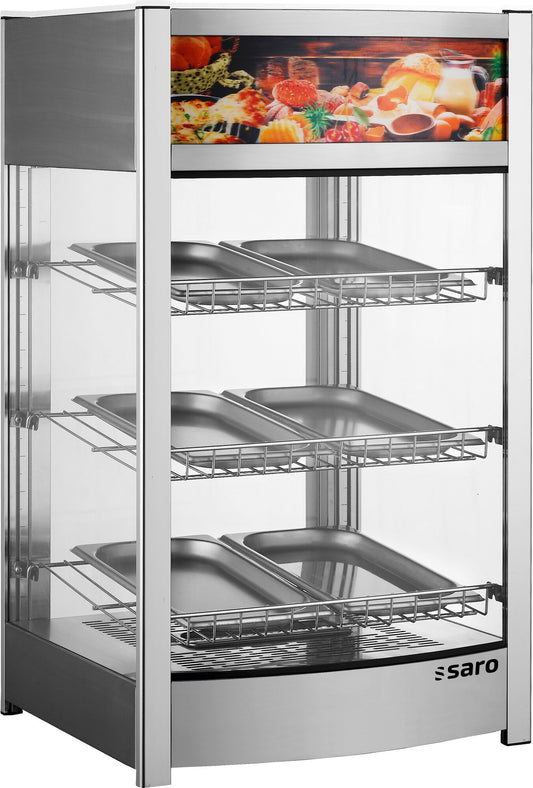Saro FINN heated display, stainless steel