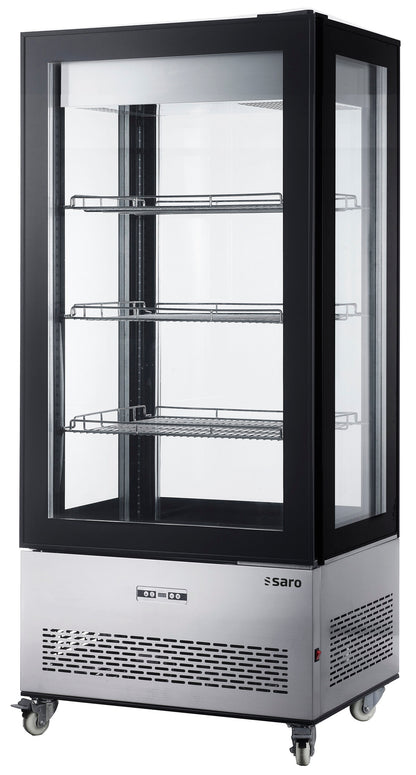Saro LUCIA display refrigerator, stainless steel