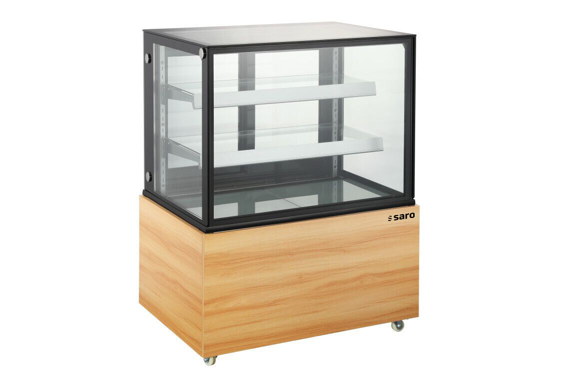 Saro MAXIME AV cake display cabinet, wood-effect finish