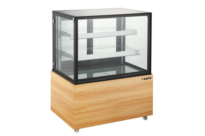 Saro MAXIME AV cake display cabinet, wood-effect finish