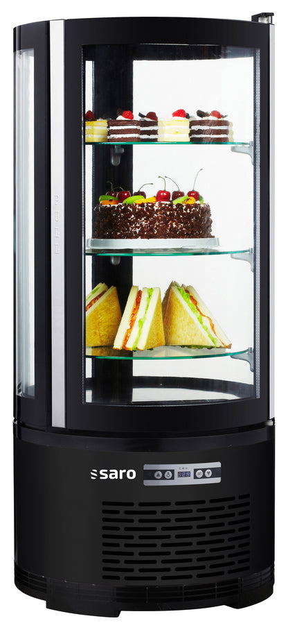 Saro MATILDE cake display cabinet, black