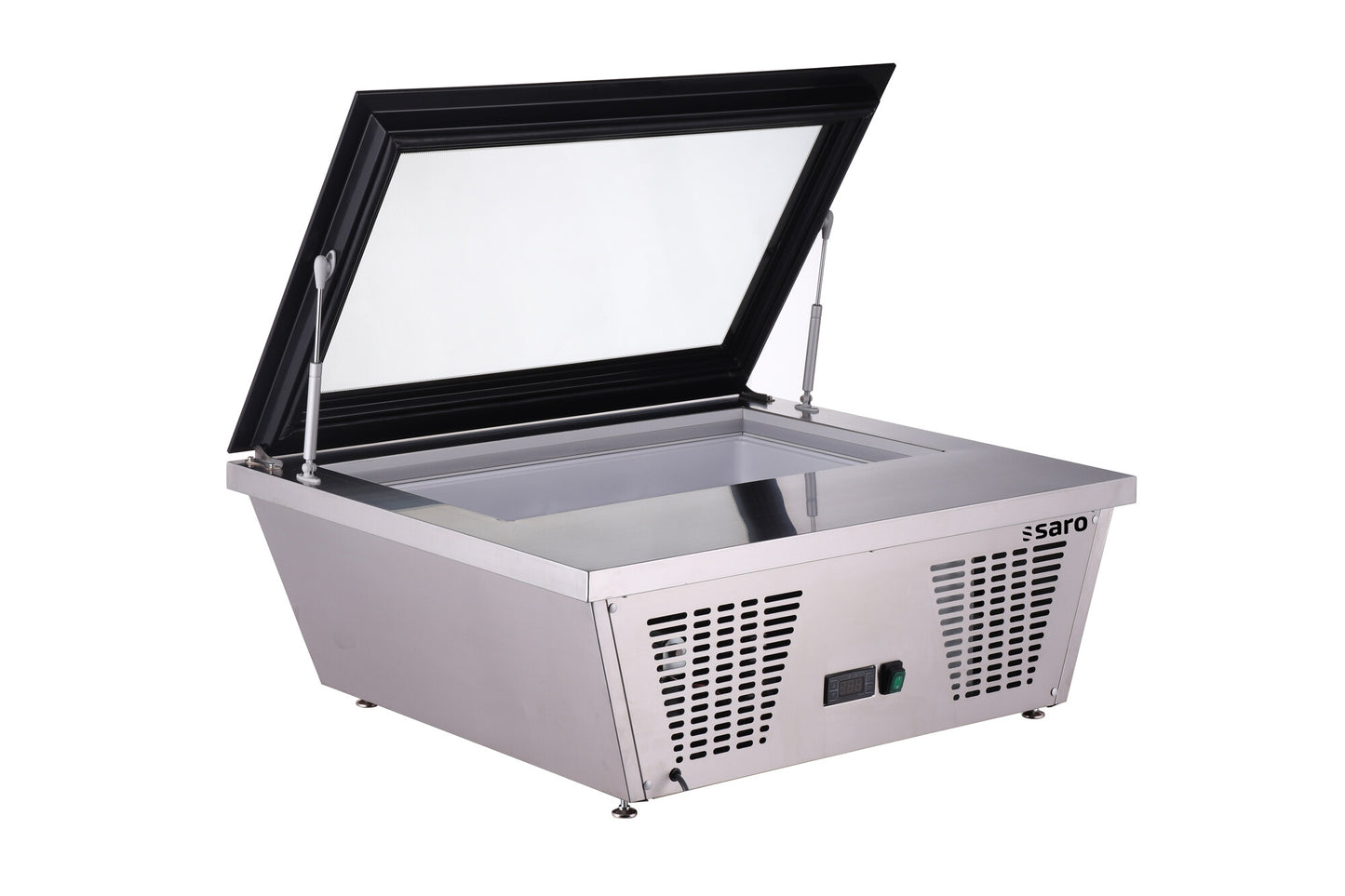 Saro Torino ice cream freezer, lid open