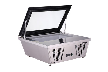 Saro Torino ice cream freezer, lid open