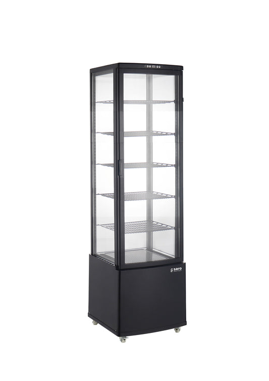 Saro LEO AV display case, black housing
