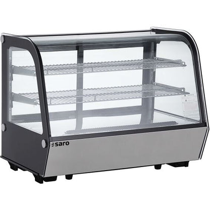 Saro LISBETH 160 countertop display, stainless steel