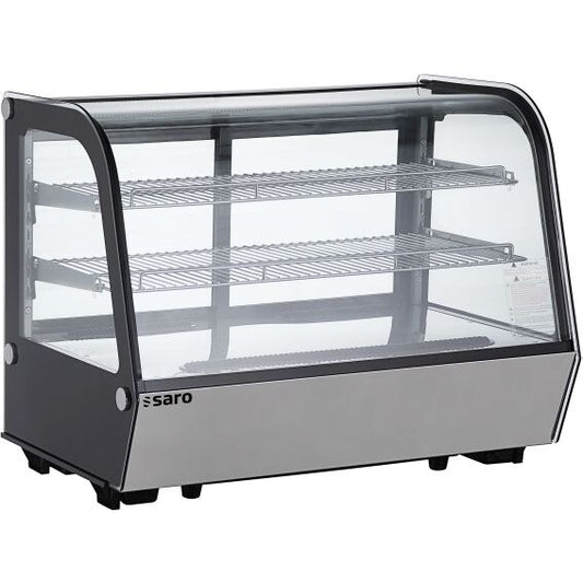 Saro LISBETH 160 countertop display, stainless steel