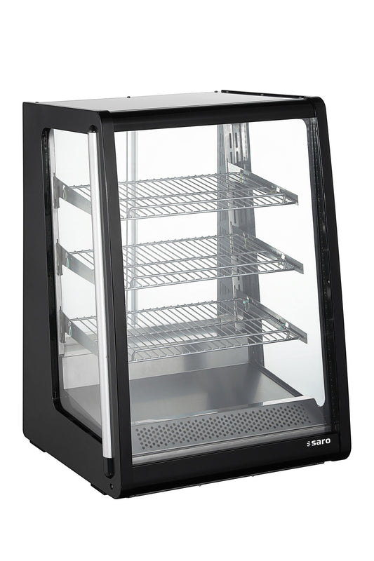 Saro Alva warming display case, black
