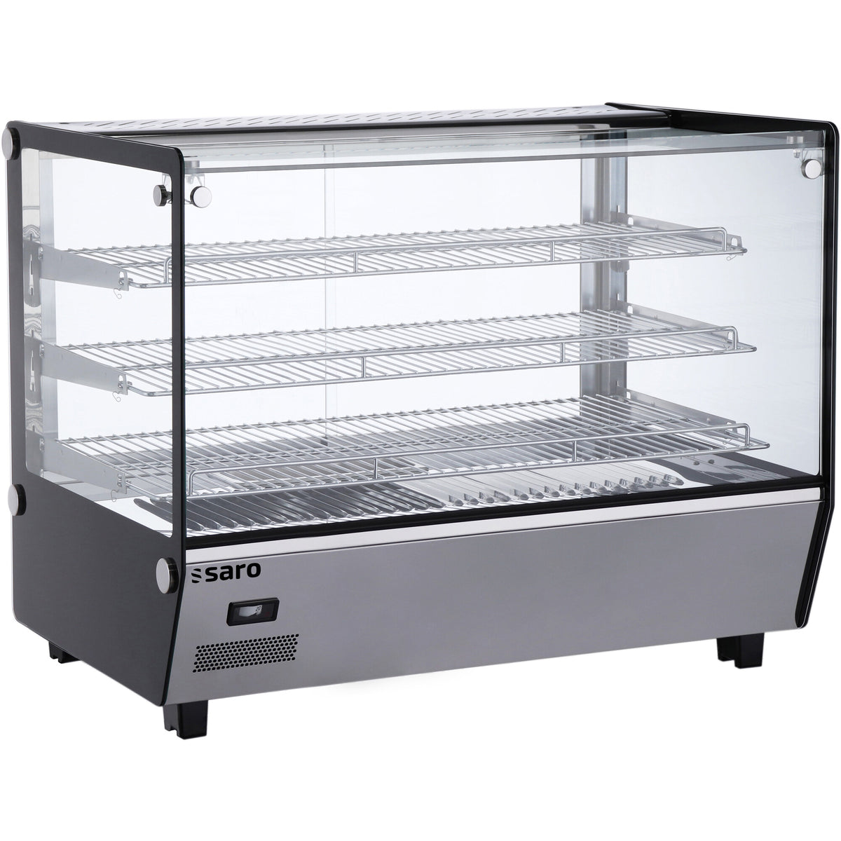 Saro SOFIA 160 warming display case, stainless steel