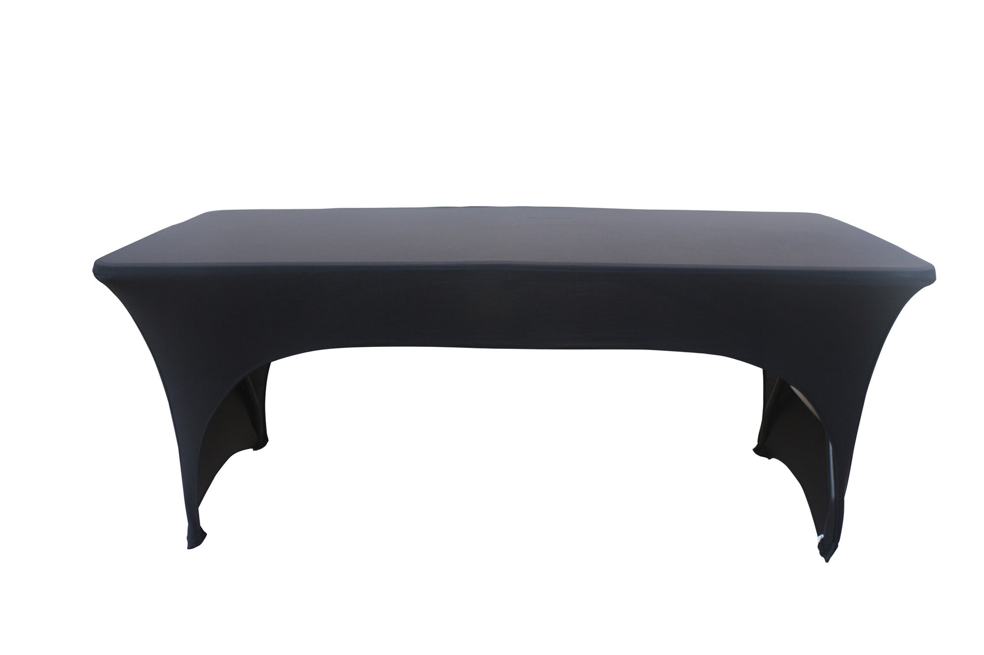 Saro PARTY 182 cover, black stretch fabric on table