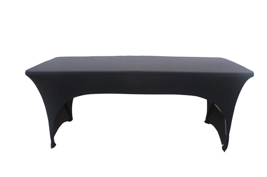 Saro PARTY 182 cover, black stretch fabric on table