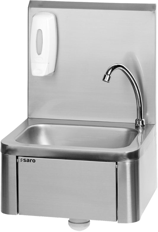 Saro KEVIN hand basin, stainless steel wall mounted