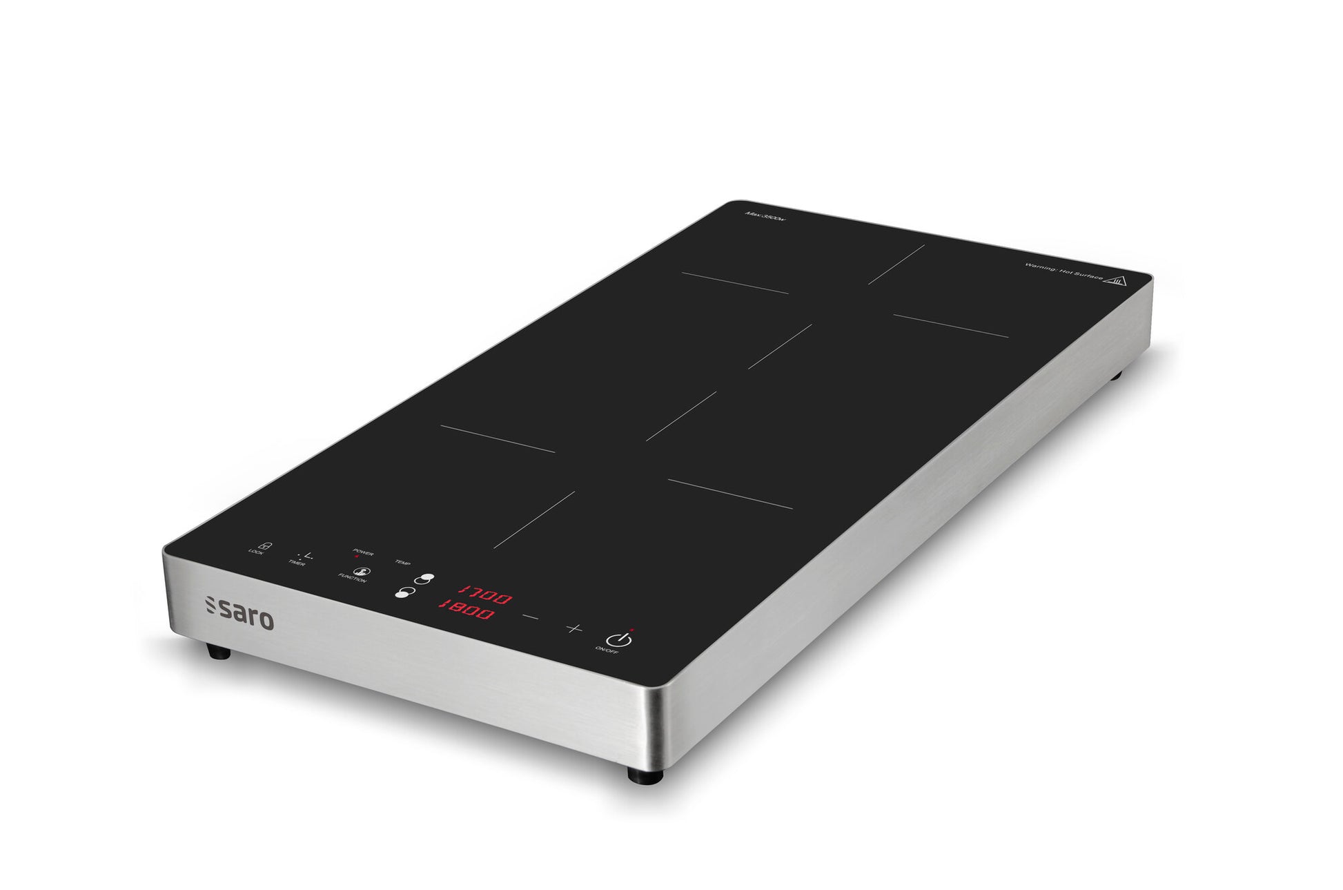 Saro DENISE induction hob, stainless steel