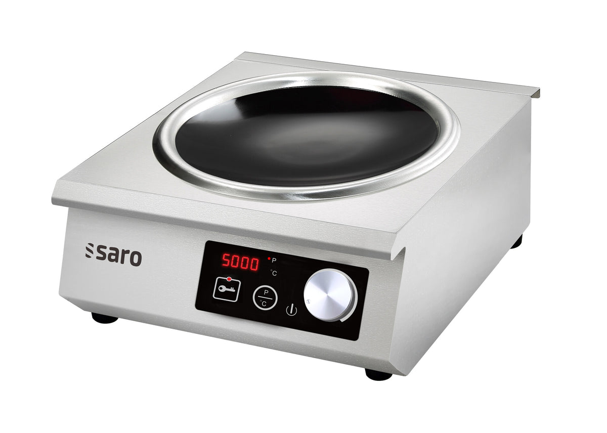 Saro GIULIA wok induction hob, stainless steel