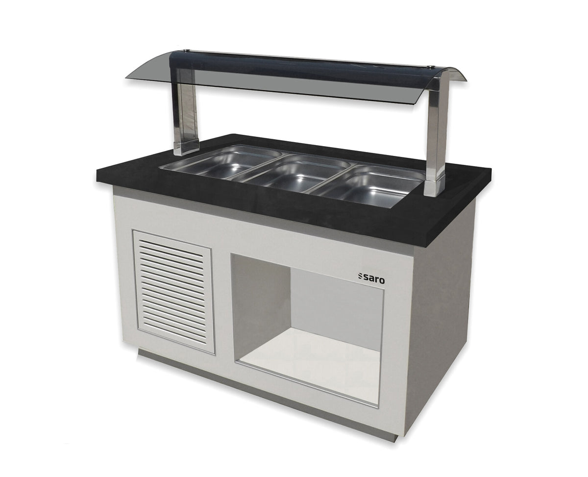 Saro SB-H 130 hot buffet, white finish