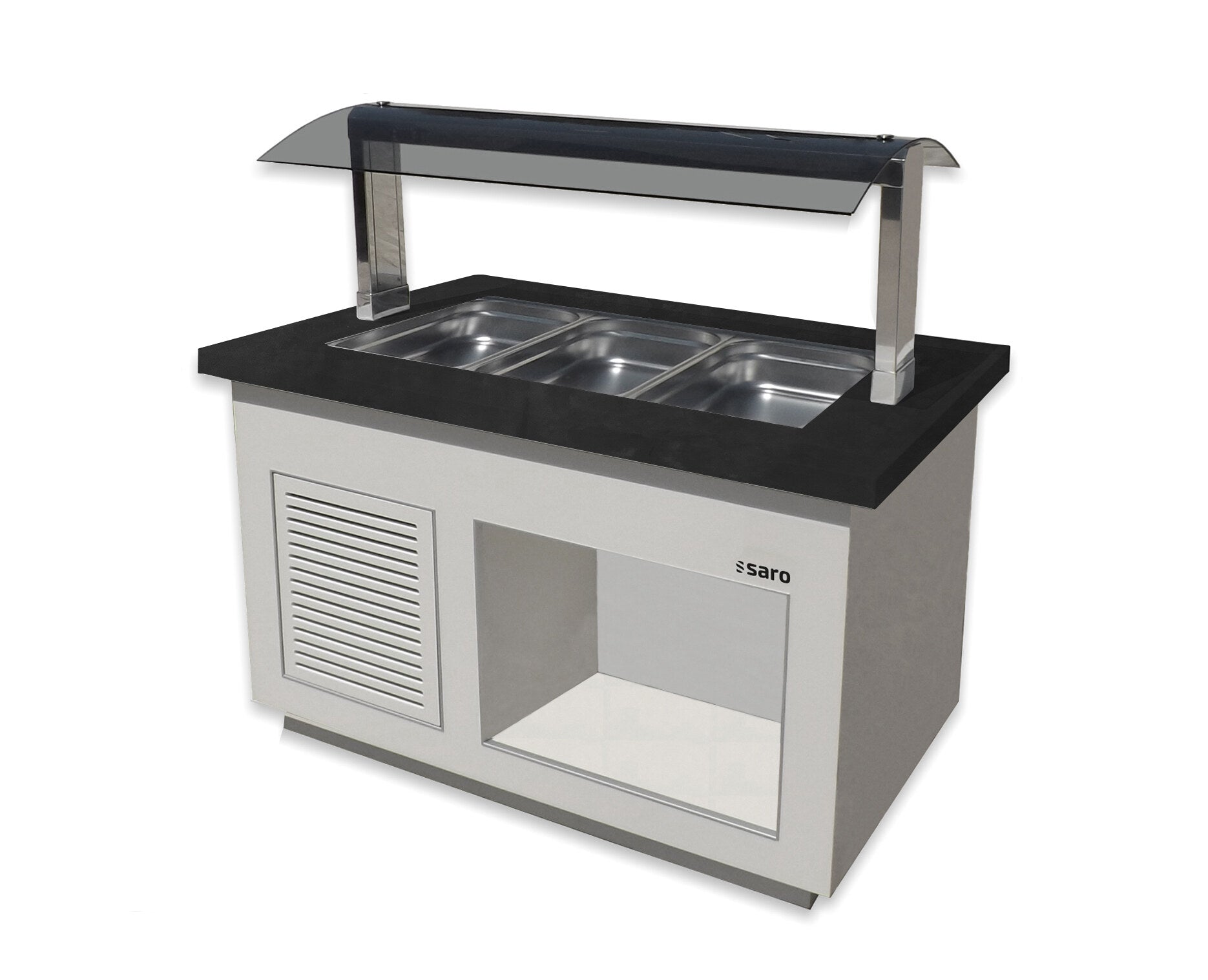 Saro SB-H 130 hot buffet, white finish