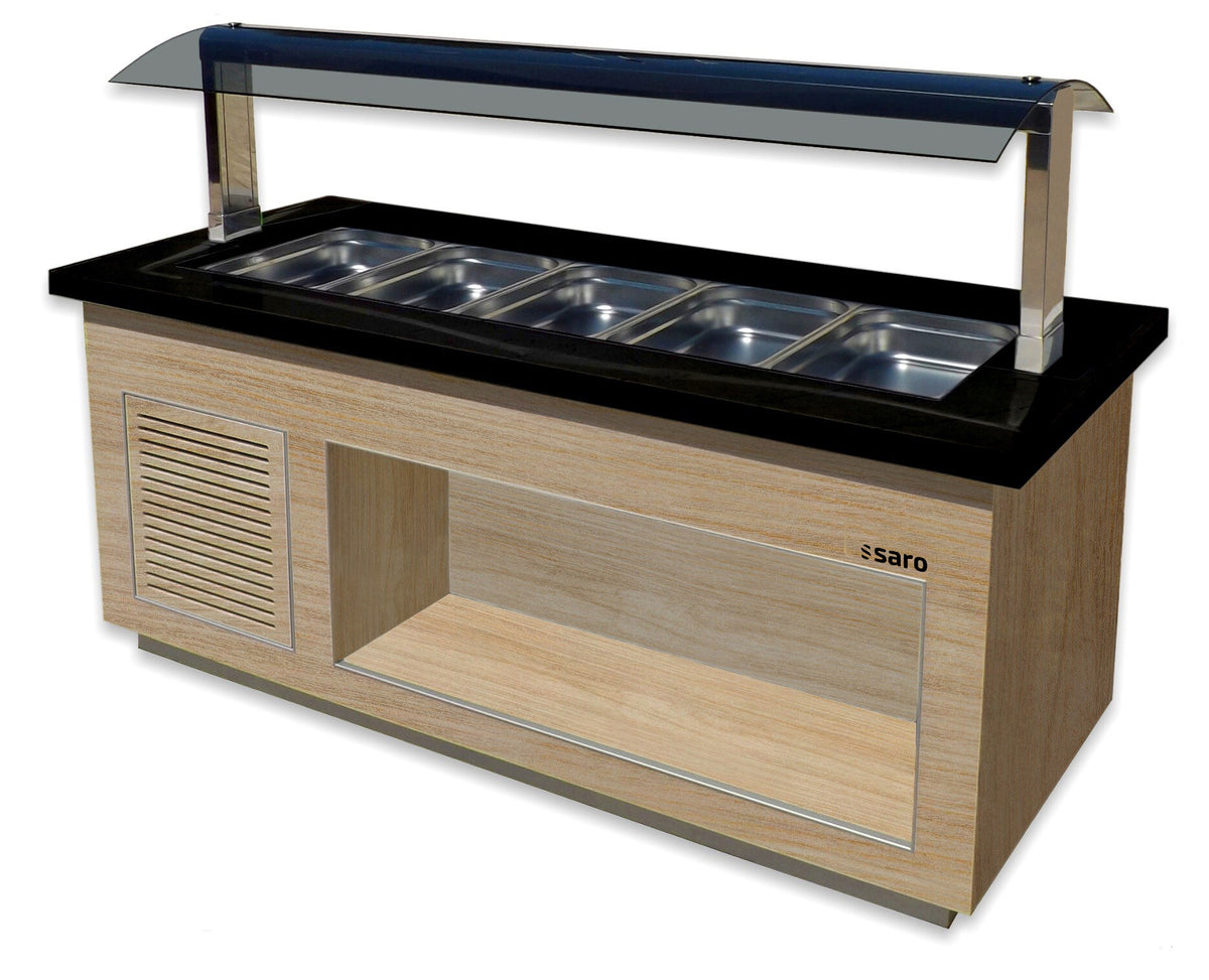 Saro SB-H 200 hot buffet, oak finish