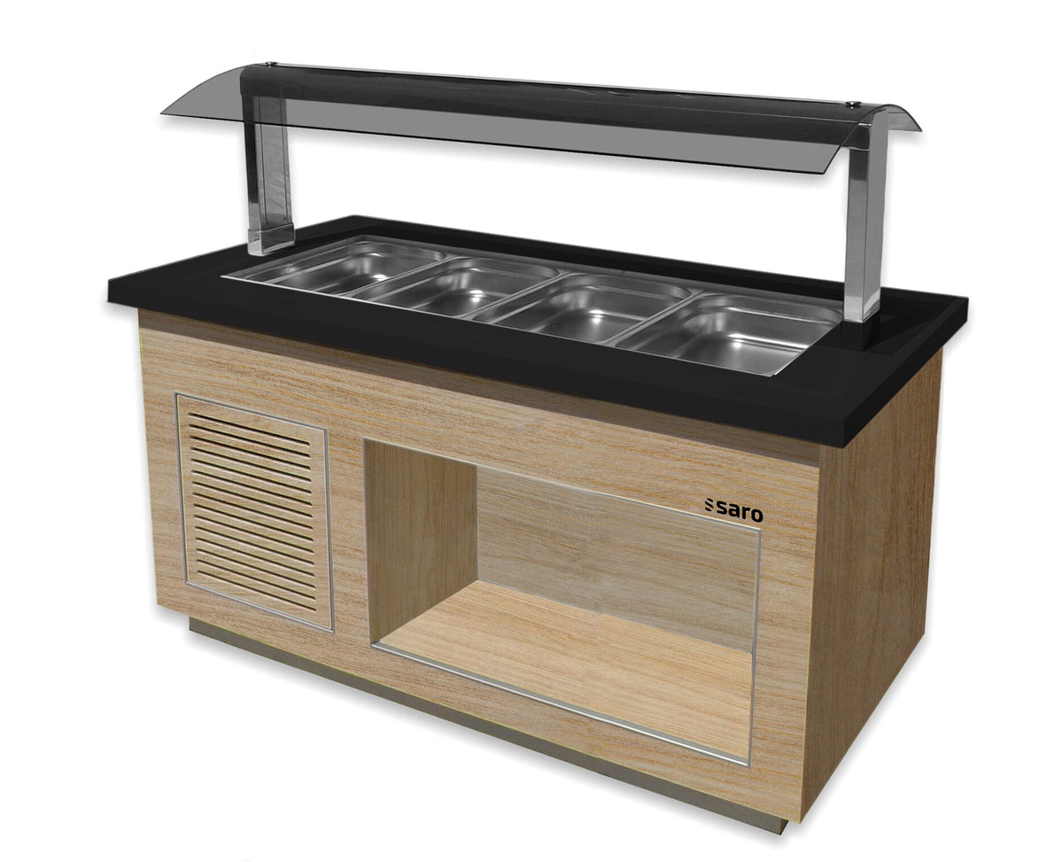 Saro SB-K 170 salad bar, oak finish