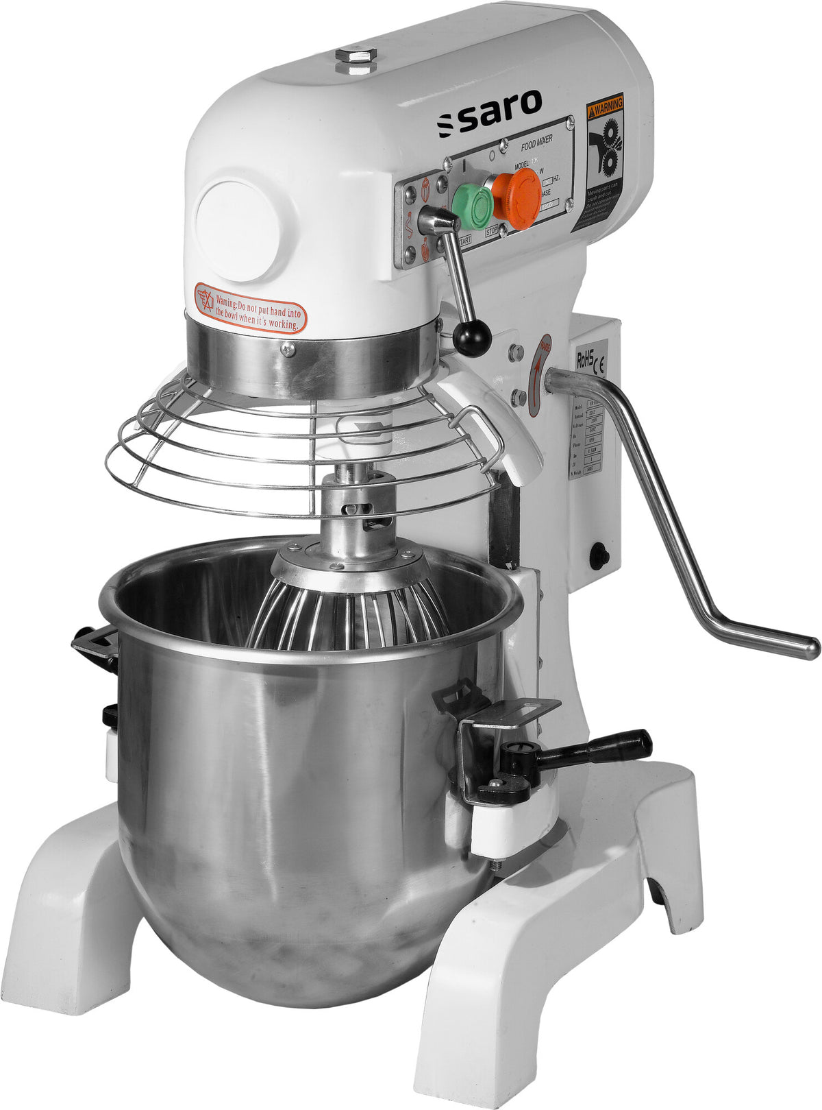 Saro PR 10 planetary mixer, stainless steel