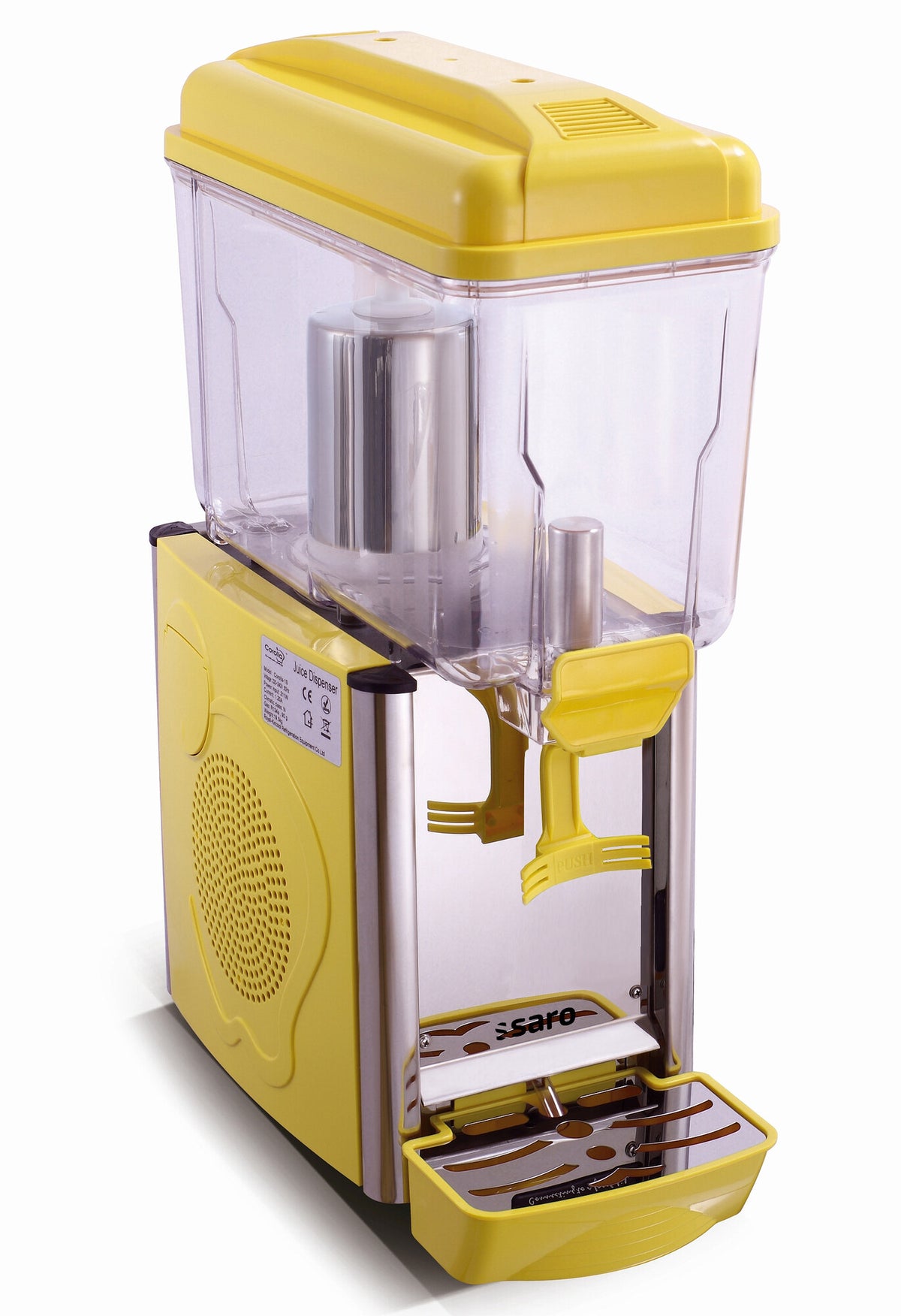 Saro COROLLA 1G cold drink dispenser, yellow