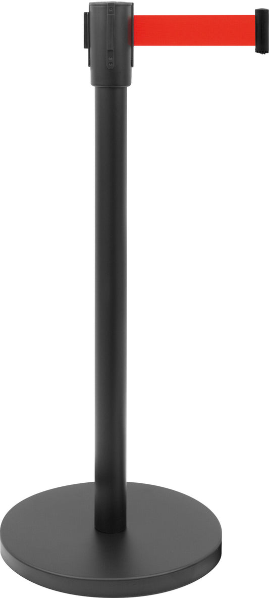 Saro AF 206 PR belt barrier post, black stand, red belt