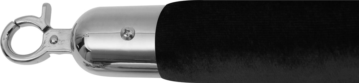 Saro AF 220 barrier cord, silver-black velvet