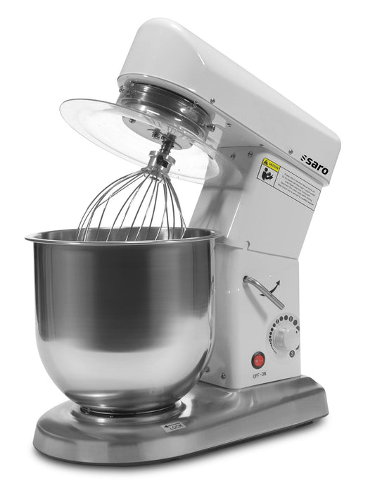 Saro FP 107 planetary mixer, white and stainless steel