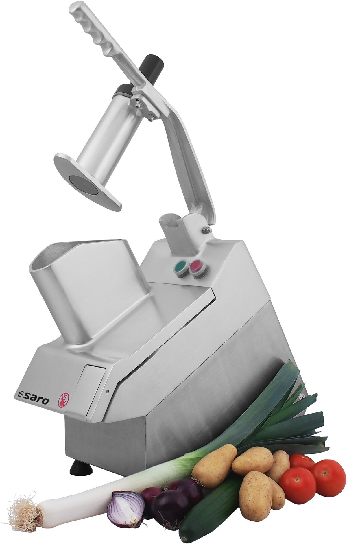 Saro CARUS vegetable cutting machine, stainless steel and aluminium