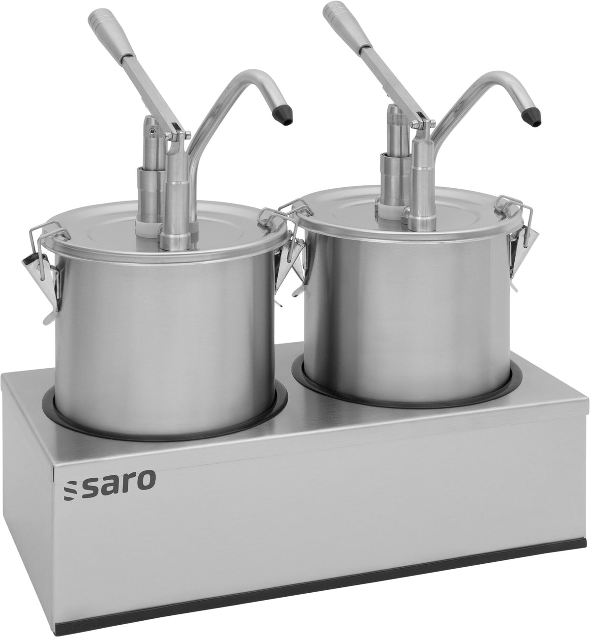 Saro PD-002 sauce dispenser, dual canister holder