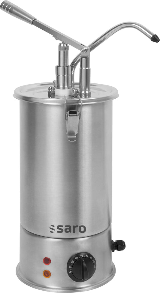 Saro PD-17 heated sauce dispenser, canister with dial