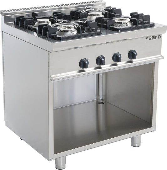 Saro E7/KUPG4BA gas cooker, stainless steel