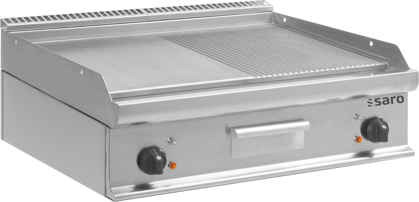 Saro E7/KTE2BBM electric griddle, half smooth half grooved