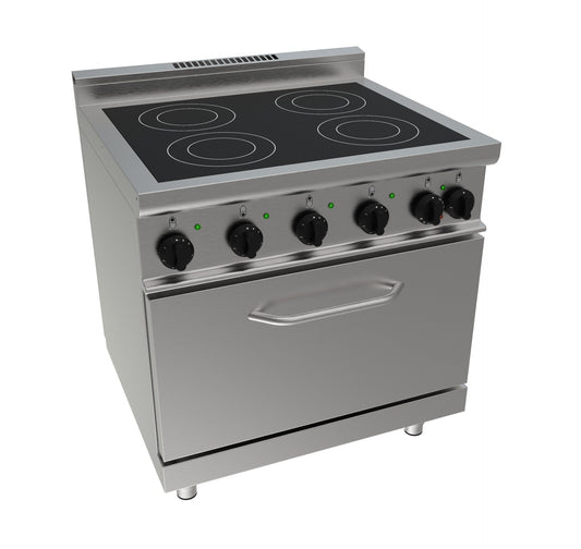 Saro E7/CVE4LE ceramic hob with electric oven