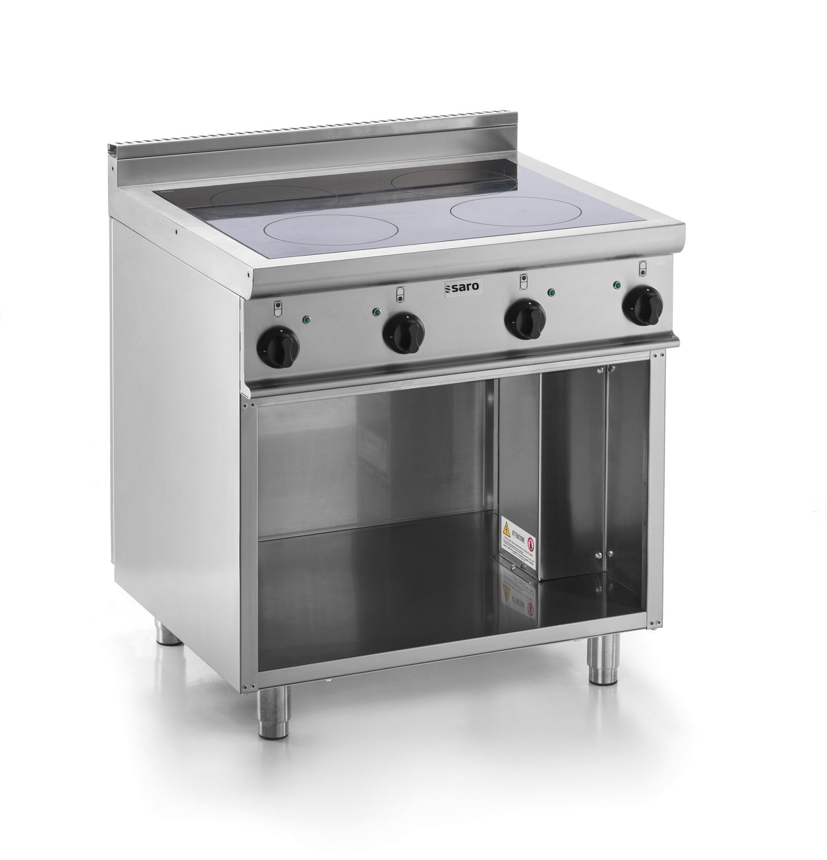 Saro E7/CUI4BAL induction range, open stand