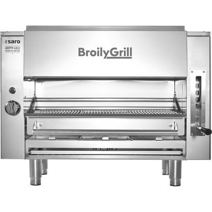 Saro BROILY steak grill, stainless steel front