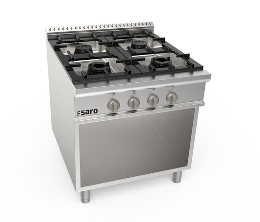 Saro LQ CUG4BA gas range, stainless steel