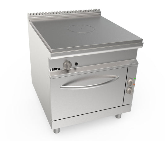 Saro TPG4LE solid-top range, stainless steel