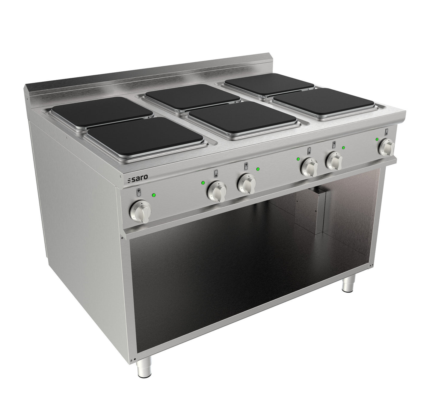Saro LQ CQE6BA electric range, stainless steel